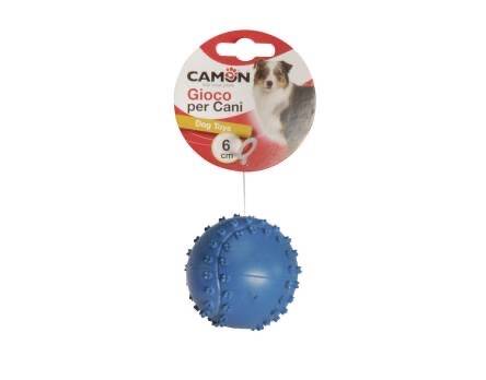 Camon pies piłka gumowa sportowa 9cm z dźwiękiem