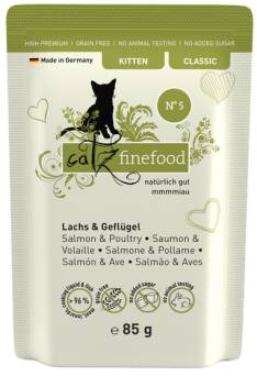 Catz 85g sasz. finefood KITTEN 05 łosoś/drób