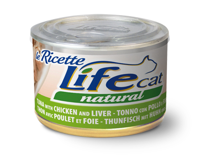 Lifecat 150g Le Ricette tuńczyk+kura+wątroba