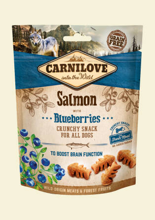 CARNILOVE Crunchy Snack Salmon&Blueberries Dog 200g 