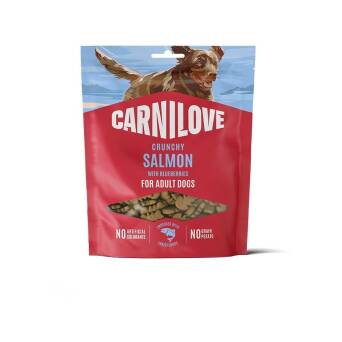 CARNILOVE Crunchy przysmak pies Salmon&Blueberries 200g 