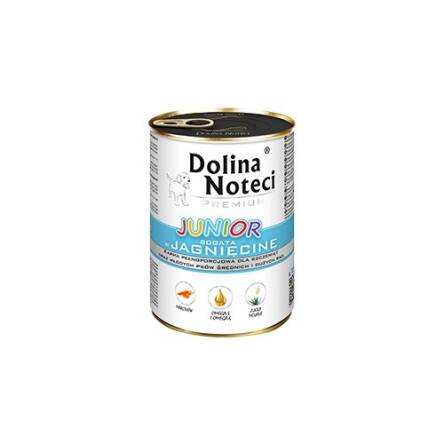 DOLINA NOTECI pies Junior z jagnięciną 400g