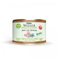 Wataha dog 200g mono 94,3% puppy lamb borówka 5+1 Gratis