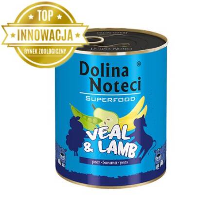 DOLINA NOTECI SuperFood 800g Cielęcina / Jagnięcina