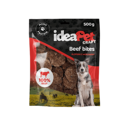 Przysmak IdeaPet Craft 500g-wół Klopsik 