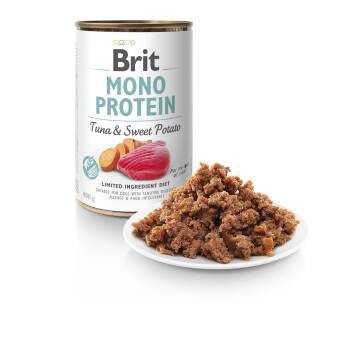 Brit kons.400g mono proteiny tuńczyk/batat