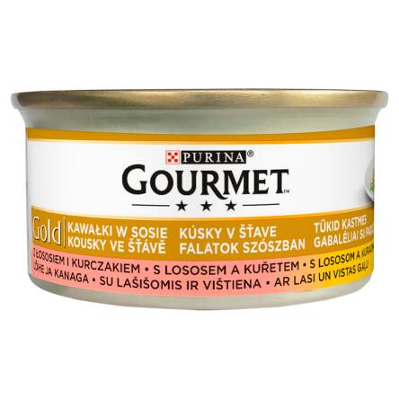 Gourmet Gold 85g łosoś/drób sos