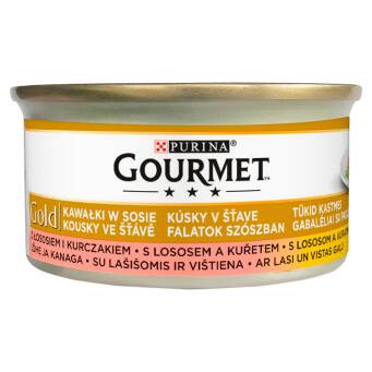 Gourmet Gold 85g łosoś/drób sos