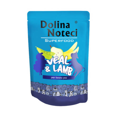 Dolina Noteci 100g SuperFood small ciele serce z kaczki