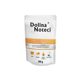 DOLINA NOTECI pies dla małych ras bażant, dynia i makaron 100g