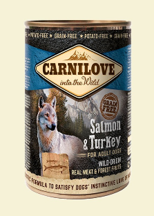 CARNILOVE  WILD MEAT Salmon&Turkey Dog 400g