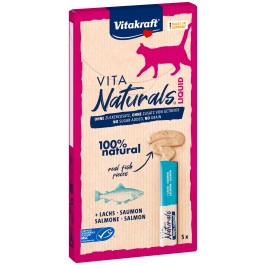 Vitakraft cat liquid vital naturals łosoś 5x15g