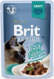 Brit kot saszetka 85g Gravy wół filet