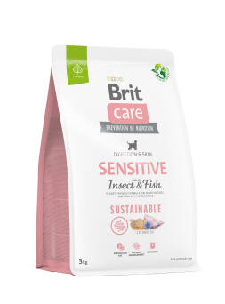 Brit Care dog sustainable sensitive insect fish 3kg