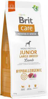 Brit Care dog hypoallergenic junior large lamb 12k