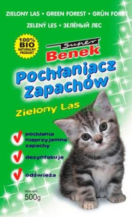 SUPER BENEK neutralizator zapachów zielony las 450g