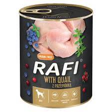 Rafi pies 800g kons. przepiórka/borówka/żurawina