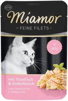 MIAMOR Feine filets 100g tuńczyk/kraby w galarecie