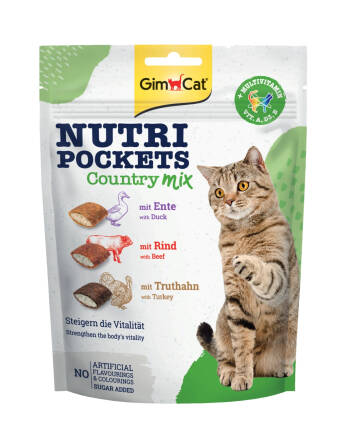 Gimcat kot nutri pock 150g cuntry mix tauryna