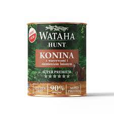 Wataha dog 800g hunt 90% konina, marchew, siemię 