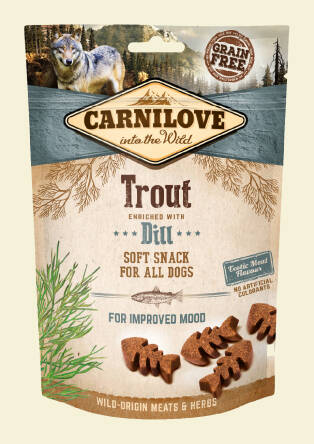 CARNILOVE Semi-Moist Snack Trout&Dill Dog 200g