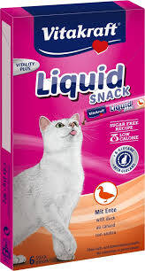 Vitakraft cat liquid snack 6szt kaczka 