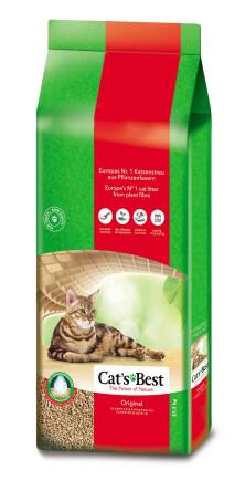 Ściółka Cat's Best original żwirek naturalny 17,2kg/ 40l
