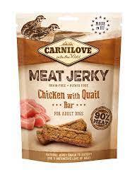 Carnilove pies 100g jerky chicken with quail bar 