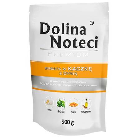 DOLINA NOTECI pies Kaczka z dynią 500g