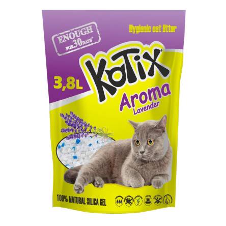 Piasek Silica gel KOTIX 3,8L lavender (1,5kg)