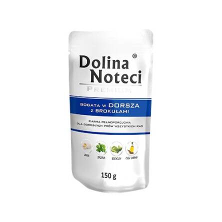 DOLINA NOTECI Dorsz z brokułami 150g