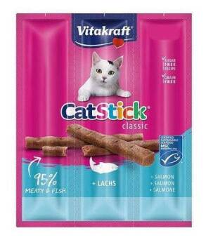 Vitakraft cat stick mini łosoś 3szt