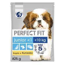 Perfect Fit pies 825g Junior kura XS/S 1+