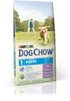 PURINA DOG CHOW PUPPY jagnięcina+ryż 2,5kg