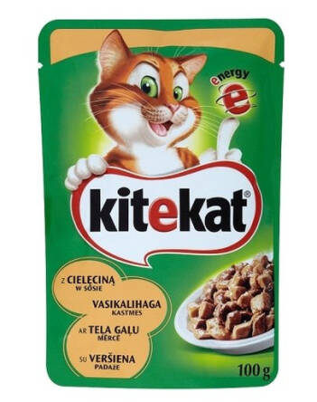 Kitekat 100g cielęcina w sosie