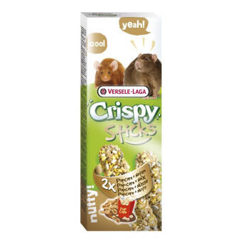 VERSELE LAGA Crispy Sticks Rats-Mice Popcorn & Nuts 110g - 2 kolby popcornowo - orzechowe dla szczurów i myszek