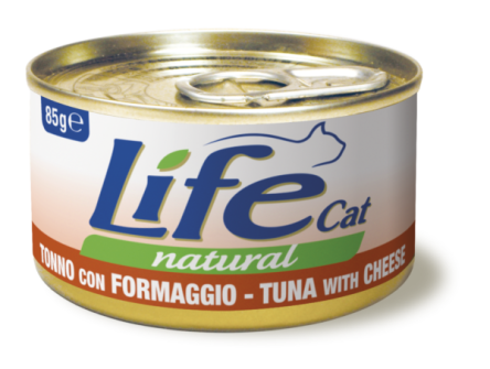 Lifecat 85g kons.tuńczyk-ser