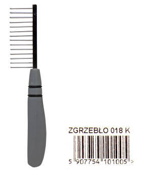 Zgrzebło LL 018K grzebień