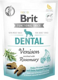 Brit pies Care snack 150g dental venison 