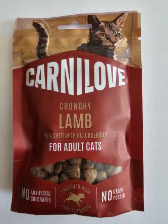 Carnilove cat snack 50g crunchy lamb