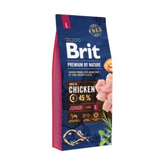 BRIT PREMIUM by Nature Junior L - dla szczeniąt dużych ras 15kg