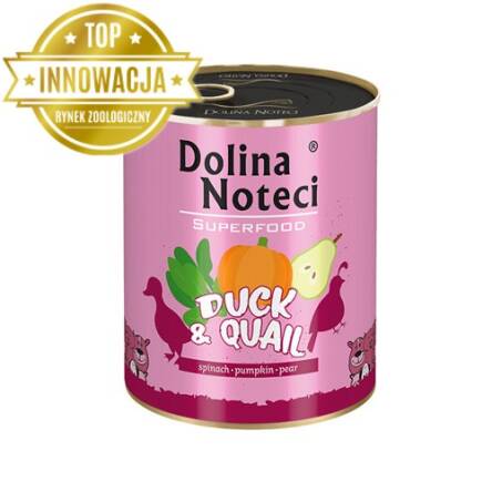 DOLINA NOTECI SuperFood 800g Kaczka / Przepiorka