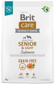 Brit Care dog grain-free senior&light salmon 3kg
