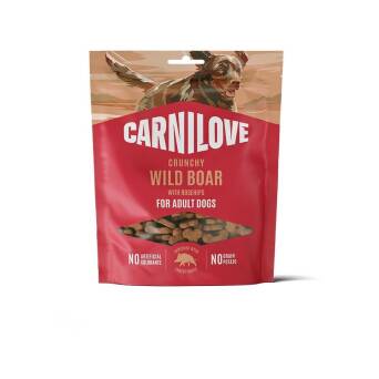 CARNILOVE Crunchy przysmak pies Wild Boar&Rosehips 200g 
