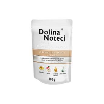 DOLINA NOTECI pies dla małych ras gęś, ziemniaki i jabłko 100g