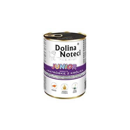 DOLINA NOTECI Junior  z watróbką królika 400g