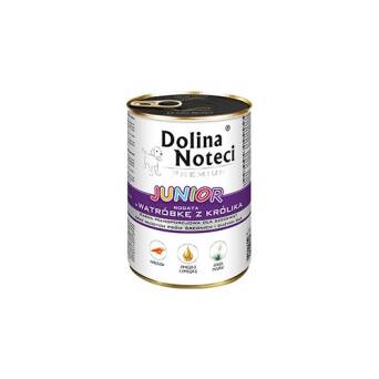 DOLINA NOTECI pies Junior  z watróbką królika 400g