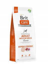 Brit Care dog hypoallergenic adult medium lamb 12k SUPER CENA!!!