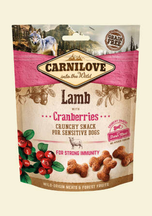 CARNILOVE Crunchy Snack Lamb&Cranberries Dog 200g 