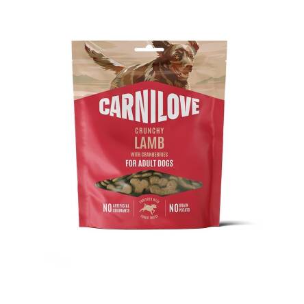 CARNILOVE Crunchy przysmak pies Lamb&Cranberries 200g 